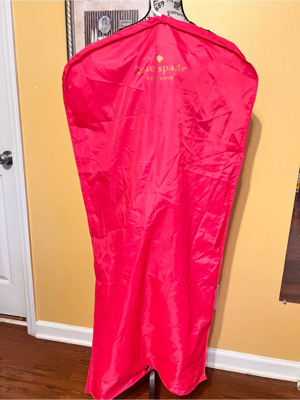 KATE SPADE PINK NYLON DOUBLE ZIP XL GARMENT BAG 48.5